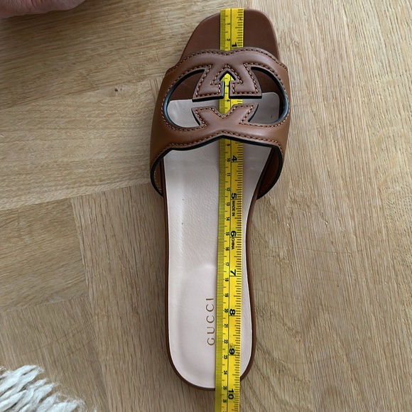 GUCCI women’s interlocking G cut-out slide sandal - Picture 10 of 11